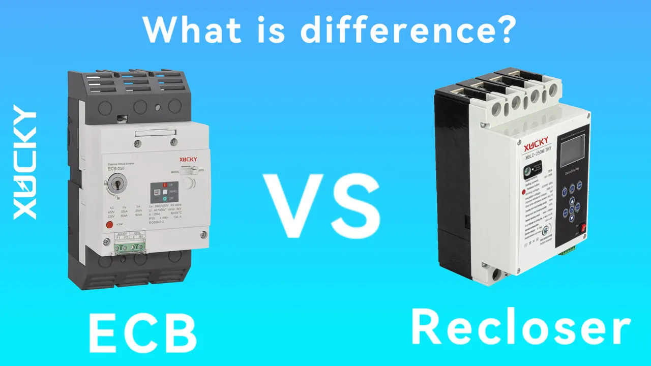 What is the difference between ECB and Reclosing circuit breaker(smart circuit breaker)?